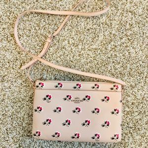 Pink Floral Coach Crossbody